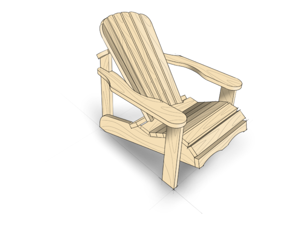 Adirondack stol - Bilde 2